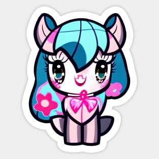 A CUTE KAWAI Pony girl Sticker